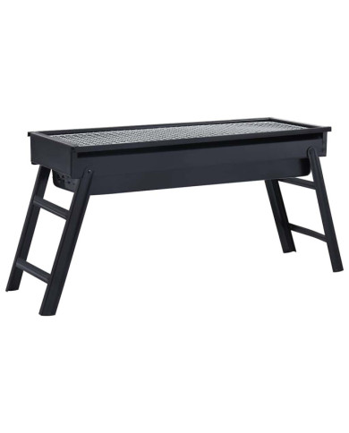 Barbecue portable de camping Acier inoxydable 60x22,5x33 cm | Mobilier & Déco