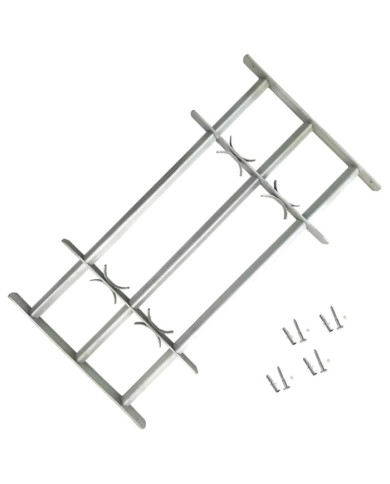 Grille réglable de sécurité de fenêtres et 3 barres 1000-1500mm | Mobilier & Déco
