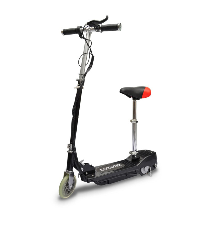 Trottinette électrique avec Siège 120 W Noir | Mobilier & Déco