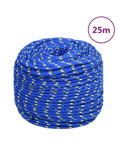 Corde de bateau Bleu 8 mm 25 m Polypropylène | Mobilier & Déco