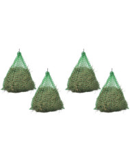 Filet à foin 4 pcs Rond 0,75 x 0,5 m PP | Mobilier & Déco