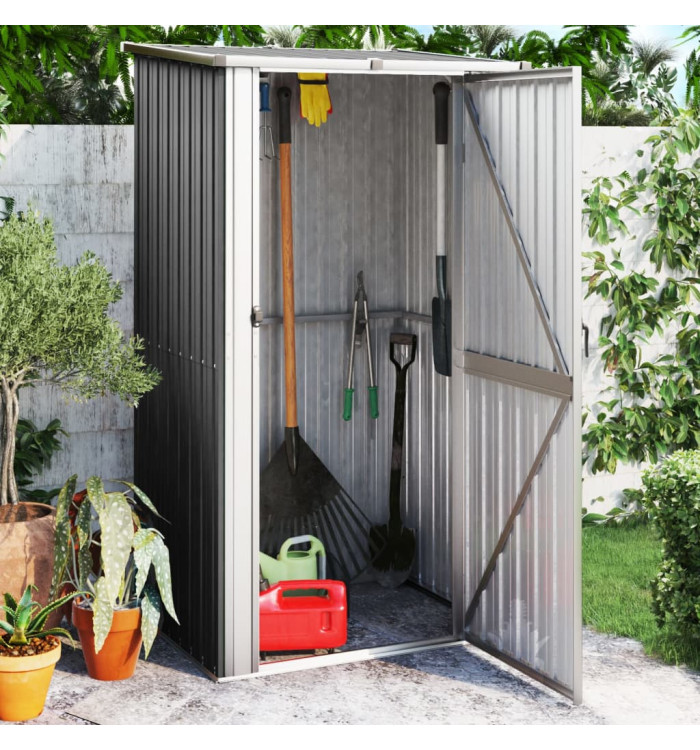 Abri de jardin Anthracite 118,5x97x209,5 cm Acier galvanisé | Mobilier & Déco