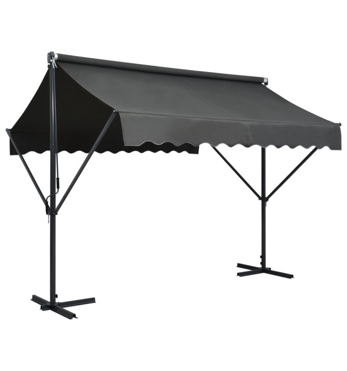 Auvent sur pied 300 x 300 cm Anthracite | Mobilier & Déco