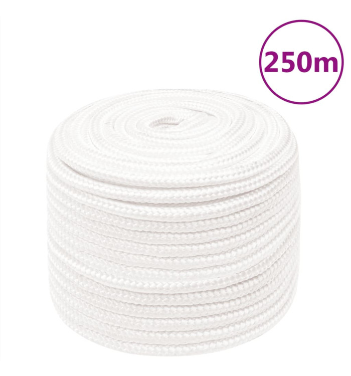 Corde de bateau Blanc complet 14 mm 250 m polypropylène | Mobilier & Déco