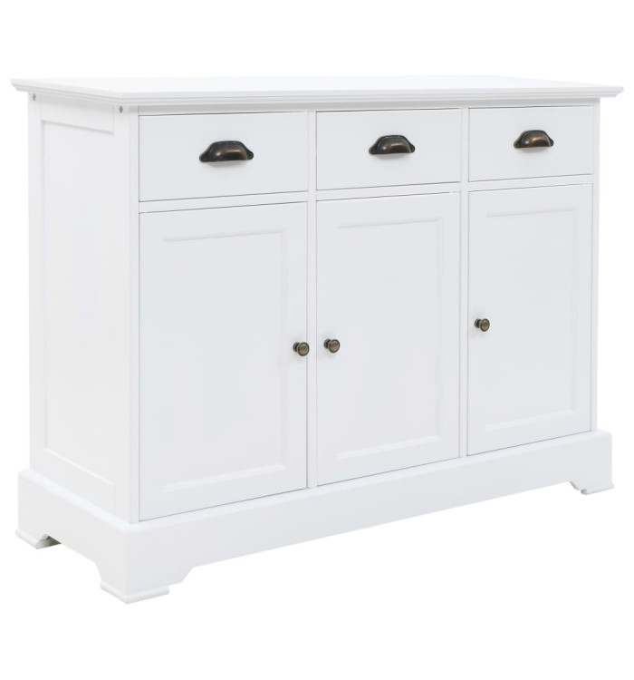 Buffet avec 3 portes MDF et Bois de pin 105x35x77,5 cm | Mobilier & Déco