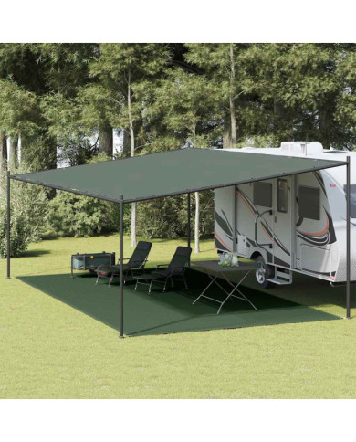 Tapis de tente 400x600 cm Vert foncé | Mobilier & Déco