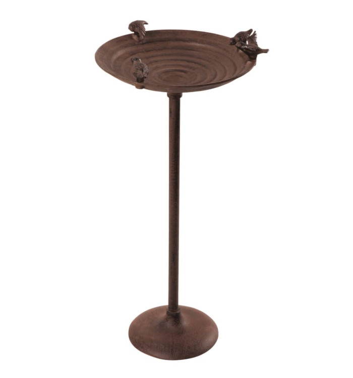 Esschert Design Baignoire pour oiseaux sur pied Fonte | Mobilier & Déco