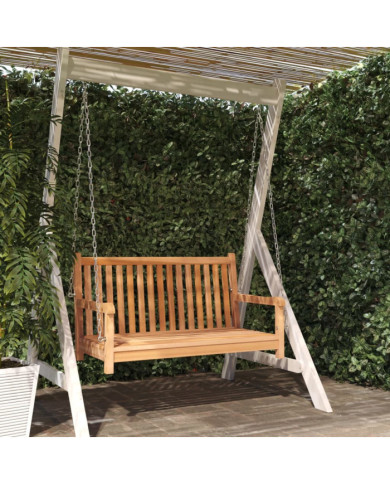 Balancelle Bois de teck massif 114x60x64 cm | Mobilier & Déco
