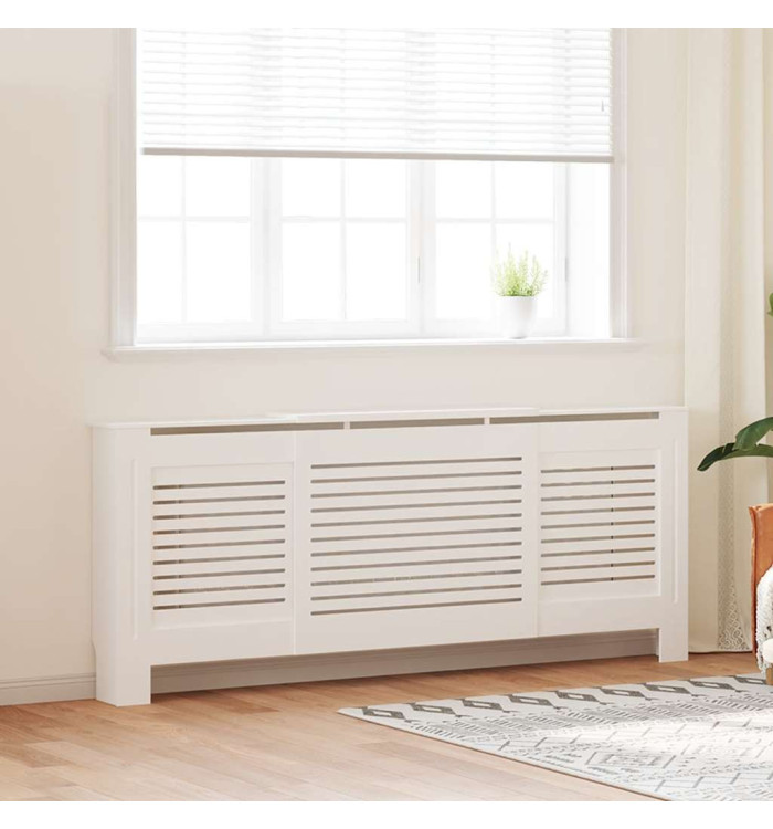 Cache-radiateur MDF Blanc 205 cm | Mobilier & Déco