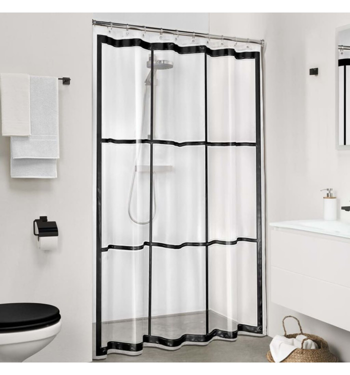 Sealskin Rideau de douche Brix Transparent | Mobilier & Déco