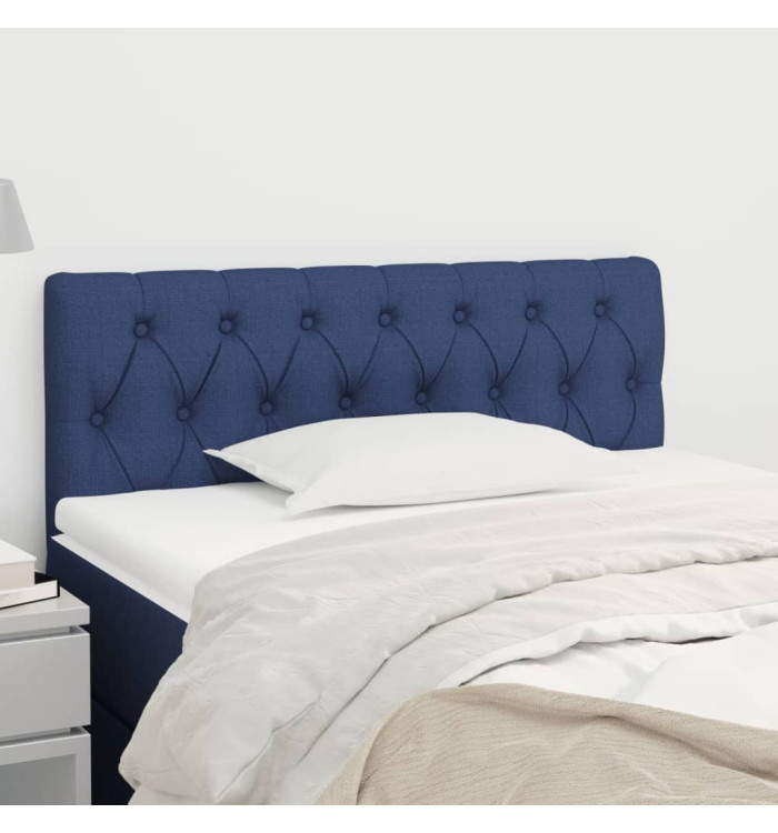 Tête de lit Bleu 90x7x78/88 cm Tissu | Mobilier & Déco