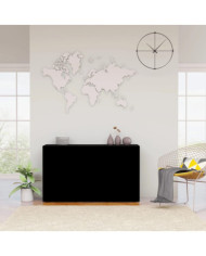 Buffet Noir 120x36x69 cm Bois d’ingénierie | Mobilier & Déco