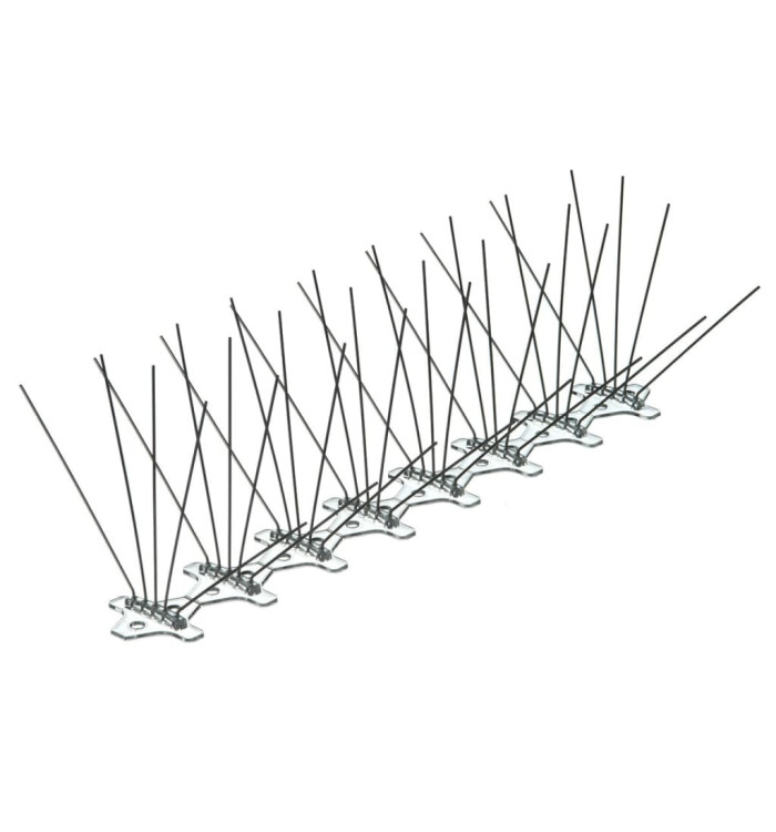 Nature Spikes anti-oiseaux 3 pièces 32 x 11 x 18 cm | Mobilier & Déco