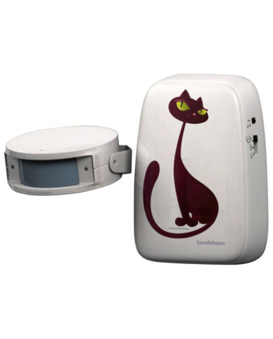 InnovAdvance Sonnette d'entrée de chat 50 m Blanc 78110121 | Mobilier & Déco