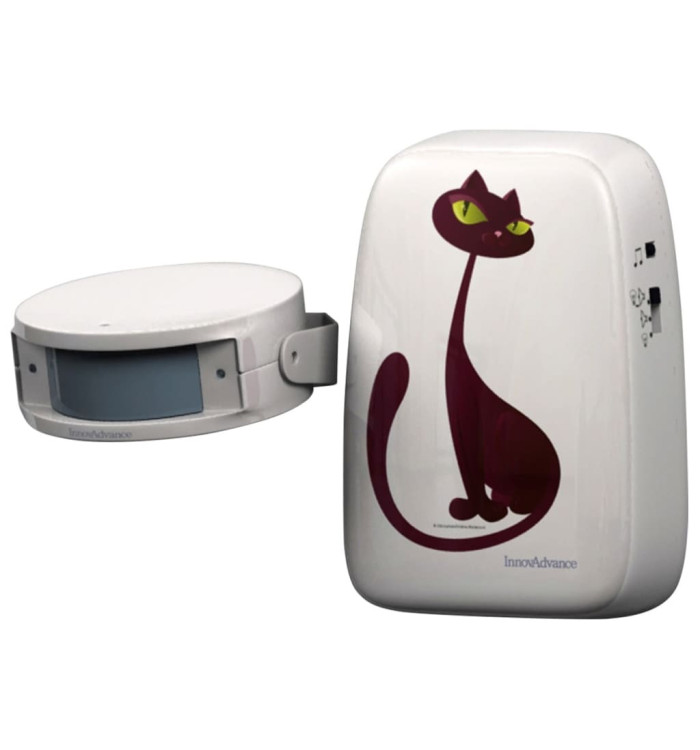 InnovAdvance Sonnette d'entrée de chat 50 m Blanc 78110121 | Mobilier & Déco