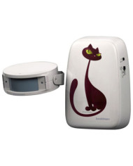 InnovAdvance Sonnette d'entrée de chat 50 m Blanc 78110121 | Mobilier & Déco