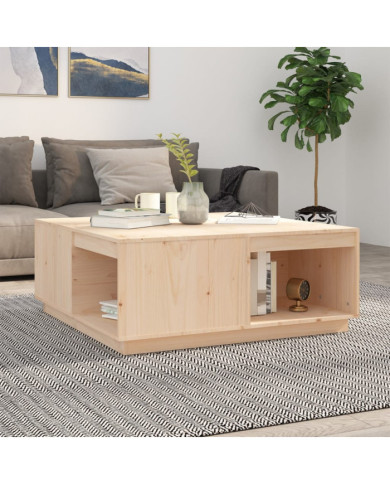 Table basse 100x101x40,5 cm Bois massif de pin | Mobilier & Déco