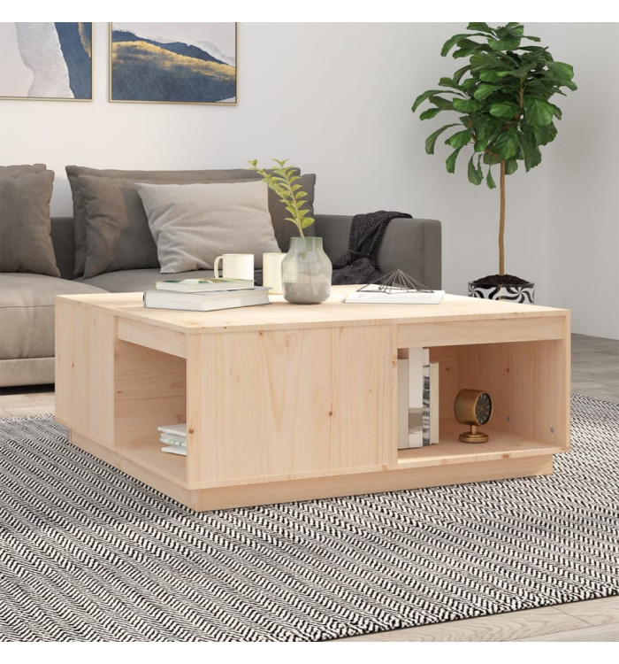 Table basse 100x101x40,5 cm Bois massif de pin | Mobilier & Déco