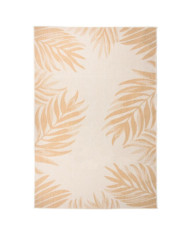 Tapis à tissage plat d'extérieur 160x230 cm Motif de feuille | Mobilier & Déco