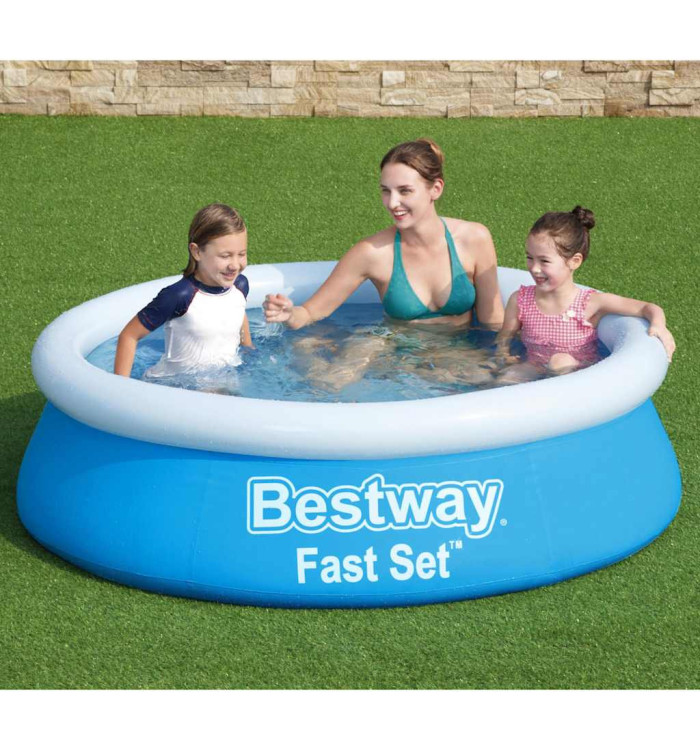 Bestway Piscine gonflable Fast Set Rond 183x51 cm Bleu | Mobilier & Déco