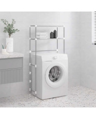 Support de rangement 2 niveaux sur la machine à laver Gris Fer | Mobilier & Déco