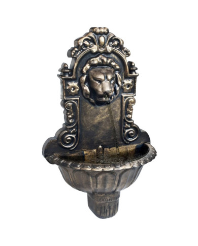 Fontaine murale Design de tête de lion Bronze | Mobilier & Déco