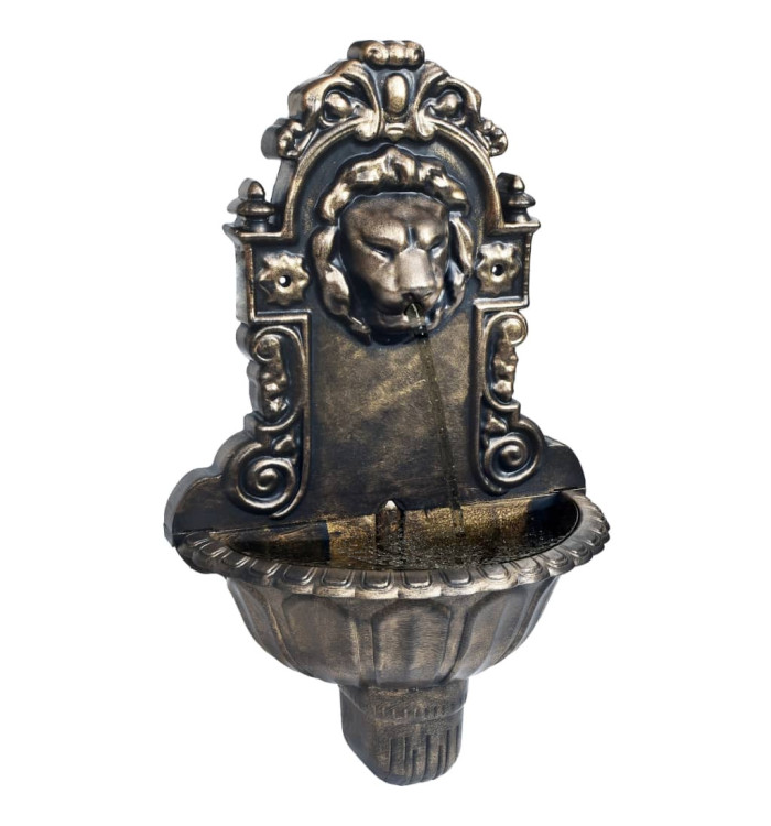 Fontaine murale Design de tête de lion Bronze | Mobilier & Déco