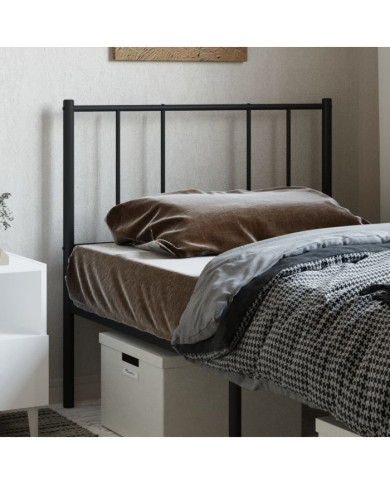Tête de lit métal noir 90 cm | Mobilier & Déco