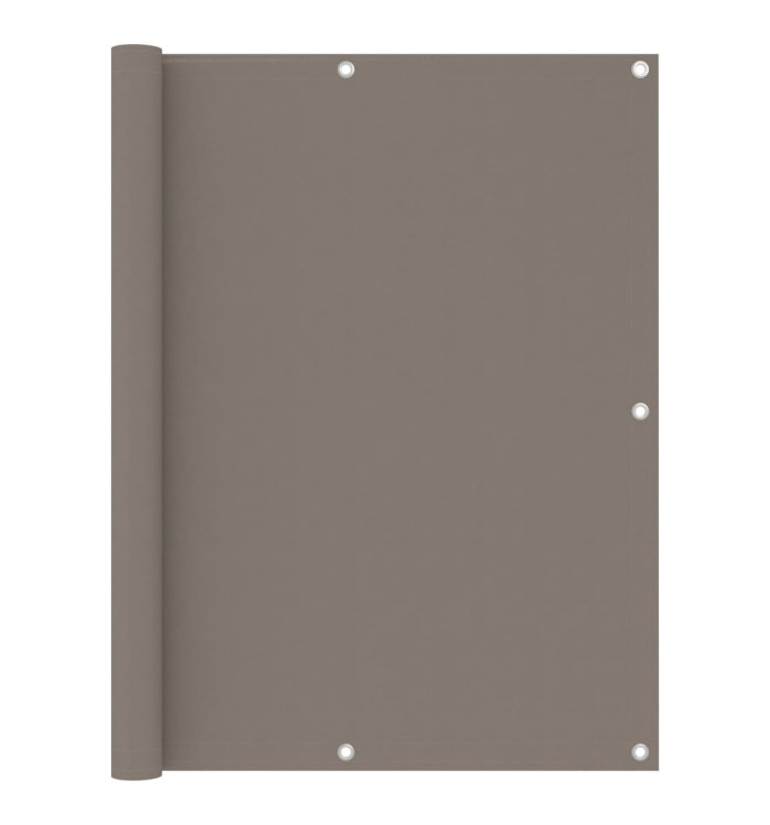 Écran de balcon Taupe 120x300 cm Tissu Oxford | Mobilier & Déco