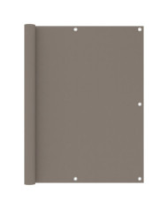 Écran de balcon Taupe 120x300 cm Tissu Oxford | Mobilier & Déco