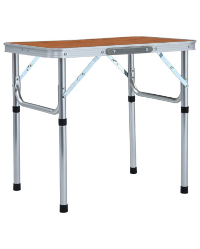 Table pliable de camping Aluminium 60x45 cm | Mobilier & Déco