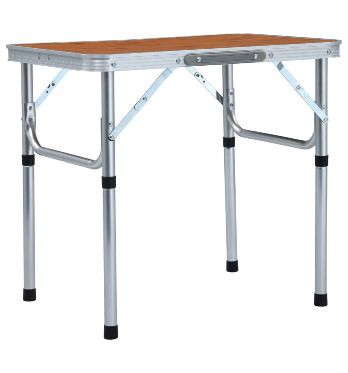 Table pliable de camping Aluminium 60x45 cm | Mobilier & Déco