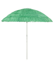 Parasol de plage Hawaii vert 240 cm | Mobilier & Déco