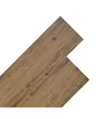 Planches de plancher PVC Non auto-adhésif 5,26 m² Marron noyer | Mobilier & Déco