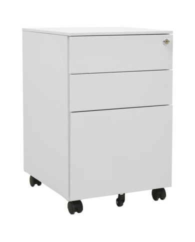 Classeur mobile Gris clair 39x45x60 cm Acier | Mobilier & Déco