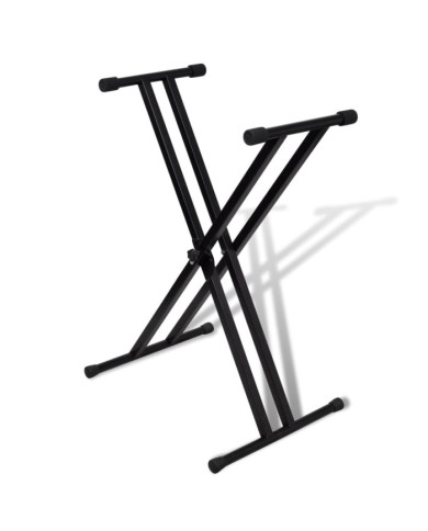 Support de clavier réglable double barre en X | Mobilier & Déco