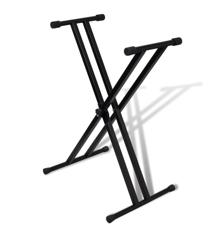 Support de clavier réglable double barre en X | Mobilier & Déco