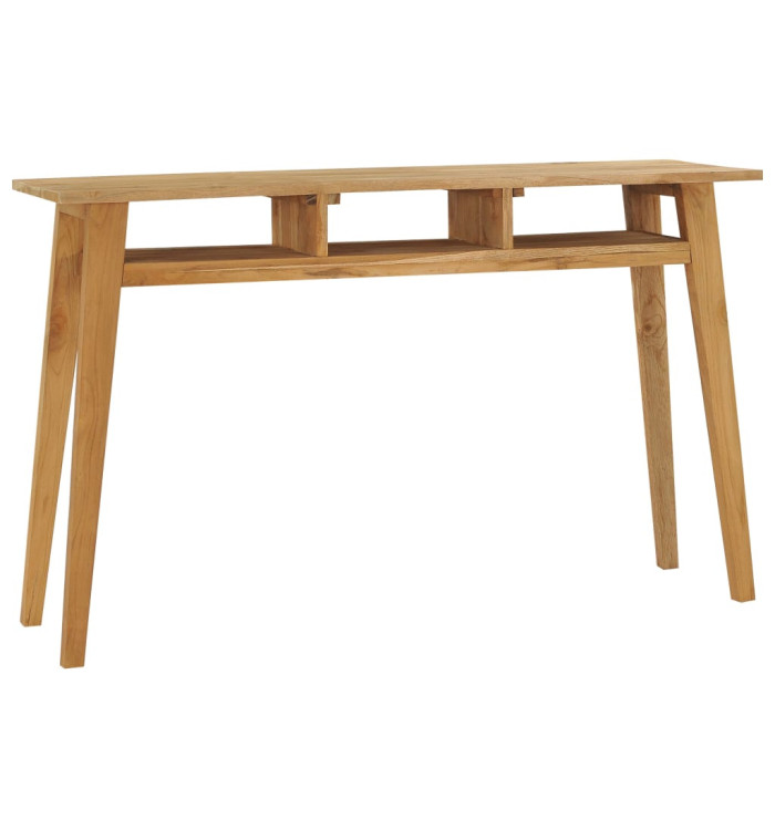 Table console 120x35x75 cm Bois de teck massif | Mobilier & Déco