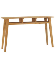 Table console 120x35x75 cm Bois de teck massif | Mobilier & Déco