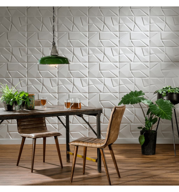 WallArt Panneaux muraux 3D Liam 12 pcs GA-WA31 | Mobilier & Déco