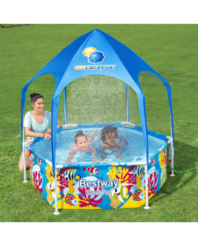 Bestway Piscine hors sol pour enfants Pro UV Careful Acier 183x51 cm | Mobilier & Déco