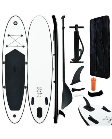 Ensemble de planches SUP gonflables Noir et blanc | Mobilier & Déco