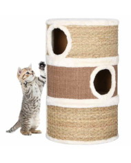 Tonneau à gratter pour chats 60 cm Herbiers marins | Mobilier & Déco