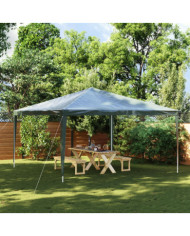 Tente de réception professionnelle 4x4 m Vert 90 g/m² | Mobilier & Déco