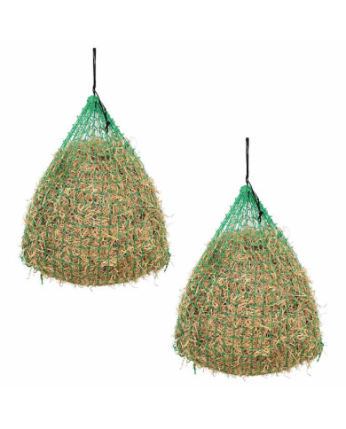 Filet à foin 2 pcs Rond 0,75 x 0,75 m PP | Mobilier & Déco