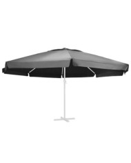 Tissu de remplacement pour parasol d'extérieur Anthracite 600cm | Mobilier & Déco