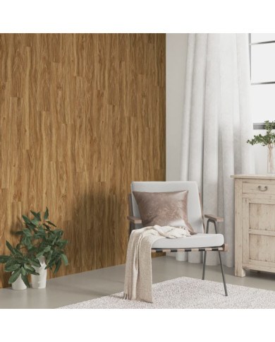 Panneaux muraux Aspect bois Marron PVC 4,12 m² | Mobilier & Déco