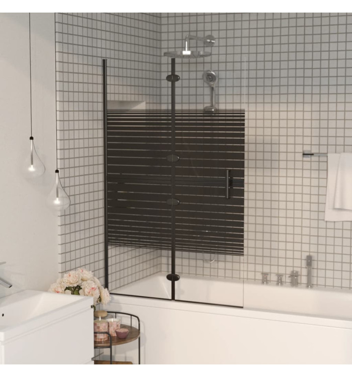 Cabine de douche pliable ESG 80x140 cm Noir | Mobilier & Déco