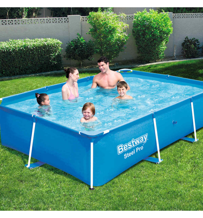 Bestway Piscine avec cadre en acier Steel Pro 259x170x61 cm 56403 | Mobilier & Déco