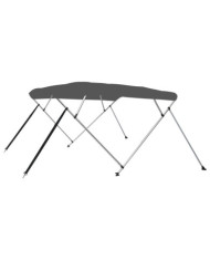 Auvent bimini à 4 arceaux Anthracite 243x210x137 cm | Mobilier & Déco